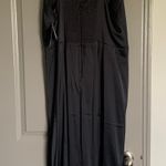Abercrombie & Fitch Black Satin Dress Photo 2