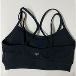 Gaiam Shine Strappy Mid-Impact Sports Bra Black Photo 4