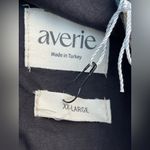 AVERIE Crop Top And Skort Set Nori Dandelions Print On Black size XXL Green Photo 14