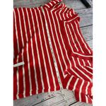 Talbots Tee Shirt Womens XL Stripe Square Neck 3/4 Quarter Sleeve Cotton Photo 5