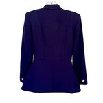 Christian Dior Vintage Navy 100% Wool Blazer, Size 4 Photo 2