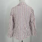 Anthropologie  Dolan Lined Striped Double Breasted Blazer Size Small Photo 4