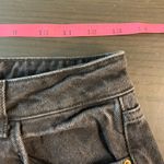 ZARA  90s Black Rigid Tapered Mom Jeans Sz 4 Y2K Minimalist Denim High Rise Emo Photo 7