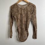 Victoria's Secret  Vintage Brown Lace Bodysuit Lingerie Layering Top Size Small Photo 3