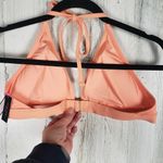 Victoria's Secret NWT  Lip Smacker Coral Essential Halter Bikini Top Size Large Photo 5