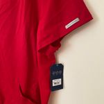 Authentic Cherokee Workwear NWT Women’s Cherokee Workwear Red Modern Classic Short Sleeve Scrub Top Size 3XL Photo 2