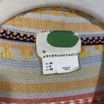 Anthropologie Button Up Top Women Size 6 Wool Western Aztec Boho Embroidered Photo 3