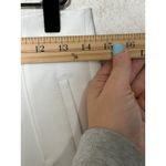 ZARA White High Waisted Dress Pants Trousers Size Medium Straight Leg Career Photo 4