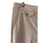 Ann Taylor LOFT Pink & White Check Print Cropped Pants Women's Size 6 Photo 2