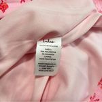 Lulus NWT  Hot Off The Mesh Pink Floral‎ Ruched Bodycon Halter Mini Dress LARGE Photo 9