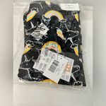 LuLaRoe Black Unicorns & Rainbows Leggings, still in package Tall & Curvy Size Photo 6