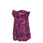 PacSun  Gray with Pink Tube Strapless Tan Top Sz Small Photo 1