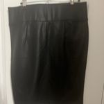 D. Jeans  Black Pencil Skirt with Zipper Accents Photo 1