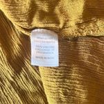 Charming Charlie Womens Small Yellow Turquoise Floral Embroidered Boho Blouse Photo 5