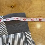 Athleta  Ace Tennis Skort Size 12 Gray‎ White Striped Athletic Golf Skirt Photo 4