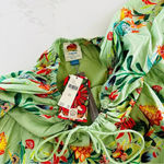 Farm Rio  x Anthropologie Off-The-Shoulder Tiered Floral Midi Dress | NEW | XXS Photo 10