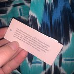 Banana Republic Petite Blue Ikat Riviera Blouse Bold Blue PM Medium Dress Shirt Photo 6