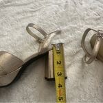 Reaction Kenneth Cole Kenneth Cole Reaction Size 7.5 Women's Gold Reeva Criss-Cross Platform Sandals Photo 6