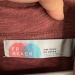 Free People Beach Rust Terracotta Cocoon Cowl Pullover Top / Hood W-242 Sz XS/S Photo 3