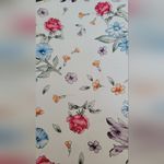 Borse In Pelle Purse Floral Leather Crossbody Purse Made In Italy Zip Tote White Photo 14