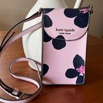 Kate Spade Cameron Grand Flora Phone Crossbody Bag Pink Black Photo 0