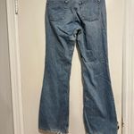 Gap Vintage Y2k  Jeans Women 8R Blue Flare Medium Wash Cotton Distressed Photo 1