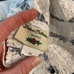 Leilani Collection Hawaii White Floral Pineapple OS Smocked Sundress Hawaiian Size 00 Photo 2