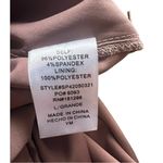 New With Tags The Sang puffed Sleeve Chocolate Jumpsuit. Size Large. Brown Photo 6