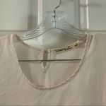 Liberty Love Blush/Cream Lace Short Sleeve Blouse Small Photo 2