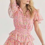 Love Shack Fancy  Audette Pintucked Floral Dress Photo 0