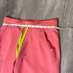 FIGS  Coral Jogger Pants with Neon Accents Photo 10