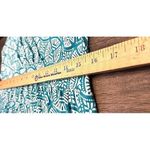 st. john's bay  PL Sleeveless Maxi Dress Teal White Coastal Resort Cruise Beachy Photo 4