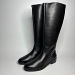 Walking Cradles Meadow Wide Calf Leather Boots in Black (Extra Wide) Size 9 Photo 1