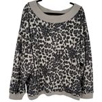 easel NWT  Los Angeles Animal Print Long Sleeve Hacci Knit Top Size 3X Leopard‎ Photo 4