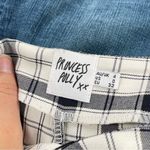 Princess Polly Black & White Plaid Womens Pull On Pants Womens 0 Dark Academia Photo 1