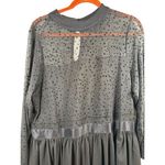 Torrid  At The Knee Star Sheer Skater Dress in Deep Black‎ Size 20 Photo 2