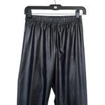 New Mix  Black Faux Leather Leggings Size L Photo 4