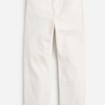 Madewell  90’s Straight Crop White Jeans Size 28 Photo 2