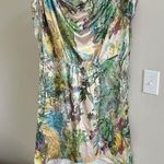 Diesel NWOT  Women Floral Midi Dress Oversized Size S Pocket Photo 0