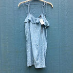 1250 Degrees Celsius Women Blue Stars Strappy Mini Dress Small NWT Photo 2