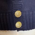 Banana Republic Black And Blue Cable Knit Sweater Cotton Women’s Size Small Photo 5