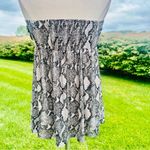 Torrid  GREY SNAKESKIN PRINT STRAPLESS BABYDOLL TUNIC Photo 10