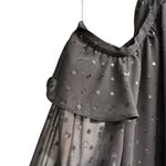 1. State Black Halter Long Sleeve  Black Halter Blouse with Tiered Balloon Size XS Photo 2