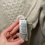 Vince  Mixed Cable Knit Wool & Cashmere Blend Sweater Cream Photo 5