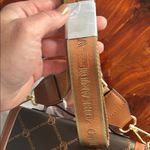 Valentino Orlandi Brown and Tan Crossbody Bag with Monogram Photo 4