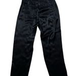 Aritzia Wilfred Black Cropped Satin Trouser Pants Size 6 Minimalist Evening Photo 4
