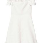 Rebecca Taylor White Off Shoulder Dress - Ruffle Photo 2