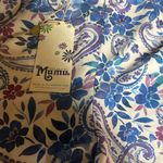 Show Me Your Mumu NWT  Blue/Lavender Ibiza floral Shorts Size Small Photo 2