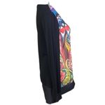 Desigual multi-color gorgeous lightweight, long sleeve top in size Small. EUC Photo 6
