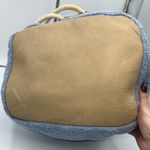 Loewe  Terrycloth and Leather Nautical Beachy Backpack‎ Photo 7